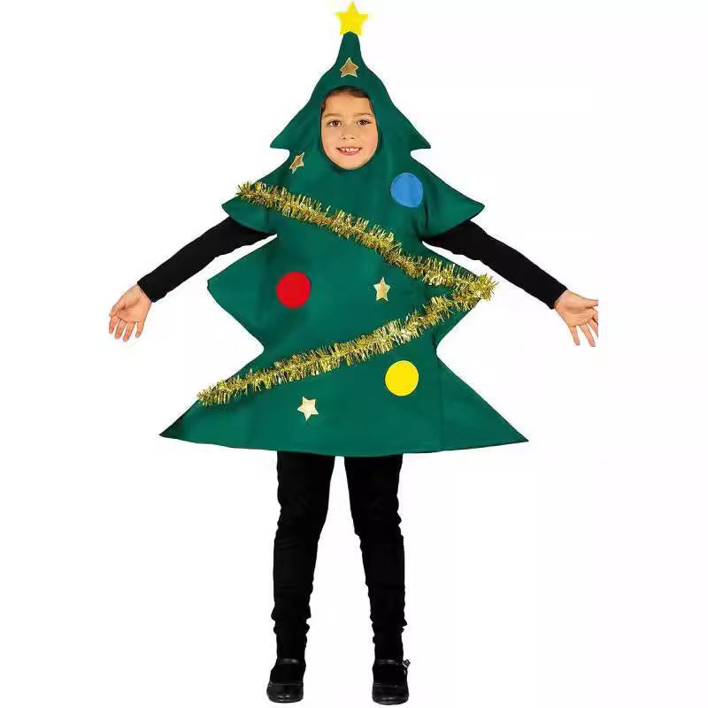 2021 Amazon Christmas Tree Cosplay Stage Performance Costume Props Christmas Tree Adult Kids Holiday Costume