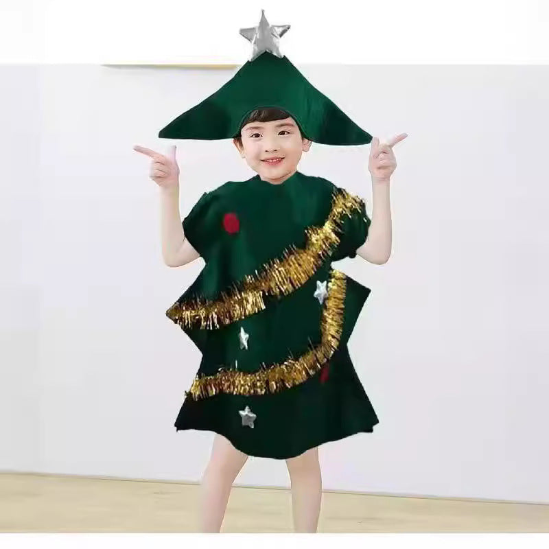 2021 Amazon Christmas Tree Cosplay Stage Performance Costume Props Christmas Tree Adult Kids Holiday Costume