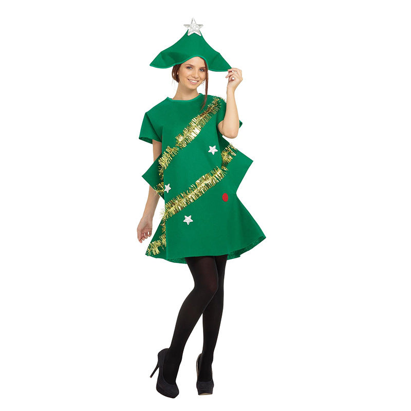 2021 Amazon Christmas Tree Cosplay Stage Performance Costume Props Christmas Tree Adult Kids Holiday Costume