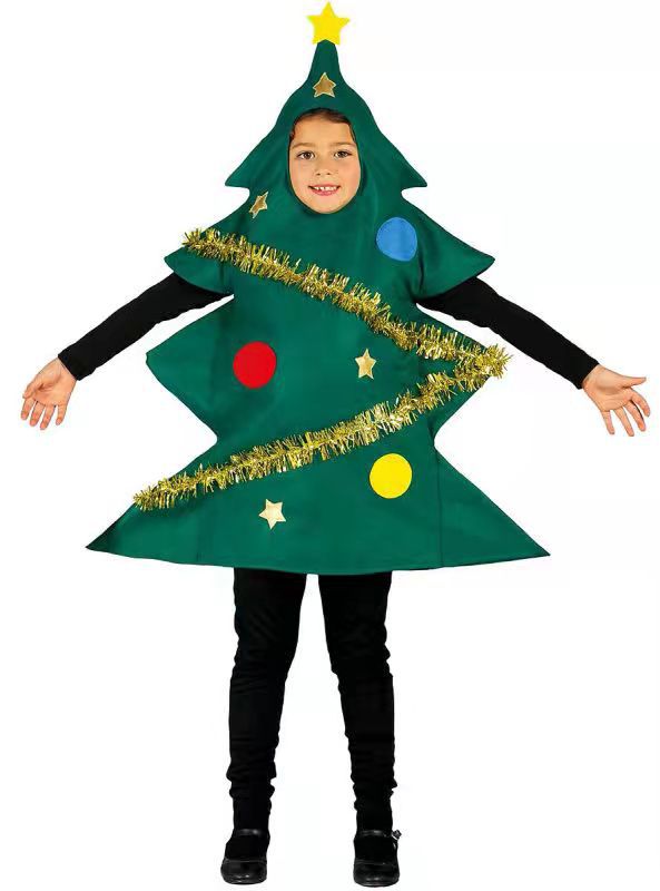 2021 Amazon Christmas Tree Cosplay Stage Performance Costume Props Christmas Tree Adult Kids Holiday Costume
