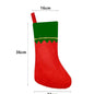 Christmas socks gift bag big red socks white mouth gold rim green mouth gold thread Christmas socks non woven light board socks 2026