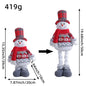 A variety of Christmas standing telescopic dolls Hotel window Christmas snowman elk doll doll decorative ornaments